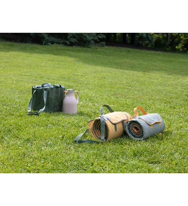 Сумка для бутылок smart picnic, темно-зеленая