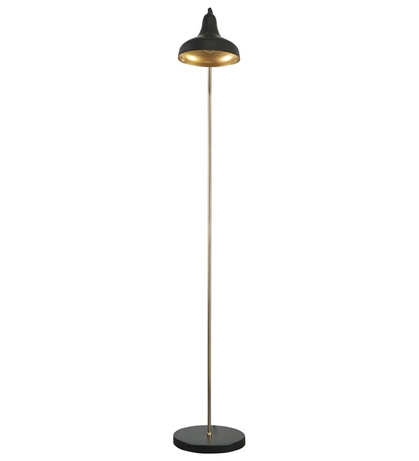 Торшер enkel sand, 165 см, золотистый/черный