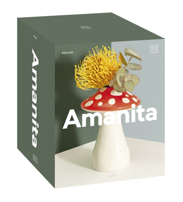 Ваза для цветов amanita, 15 см