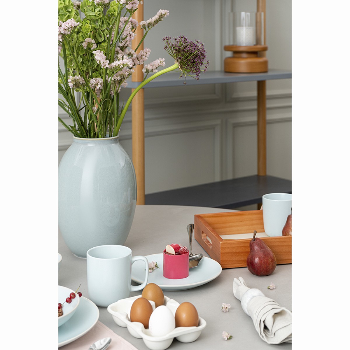 Подставка для яиц simplicity, 18,6х12,4 см, белая
