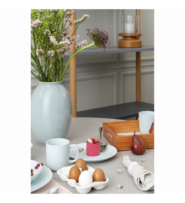 Подставка для яиц simplicity, 18,6х12,4 см, белая