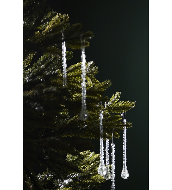 Набор ёлочных украшений icy sparkles из коллекции new year essential, 6 шт.