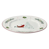 Набор из четырех тарелок nordic winter из коллекции new year essential, D23 см