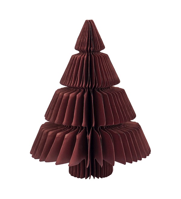Декор новогодний honeycomb tree бордового цвета из коллекции new year essential, 18 см