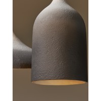 Светильник подвесной sustainable collection, D22х39 см, черный/белый