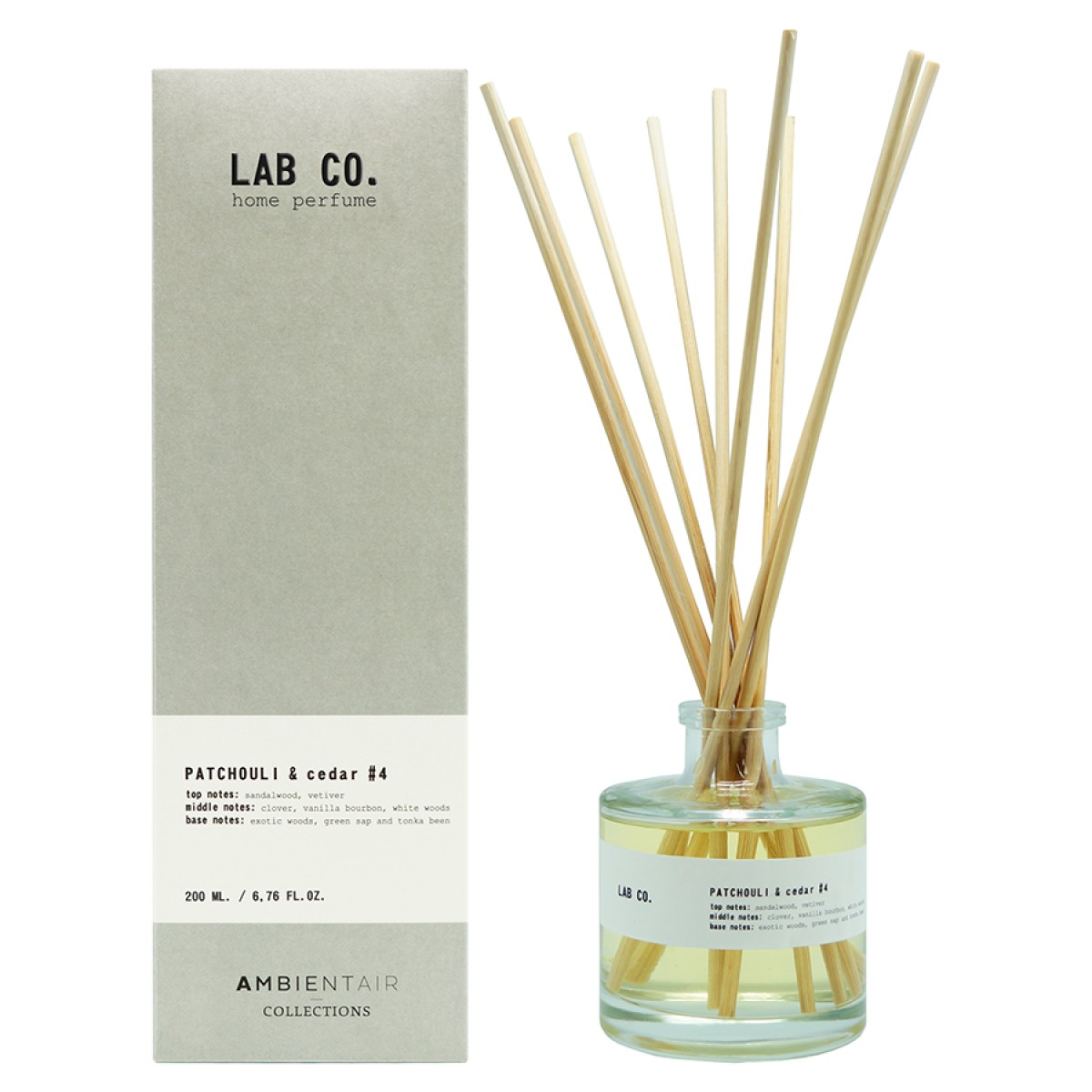 Диффузор ароматический lab co, patchouli&cedar, 200 мл