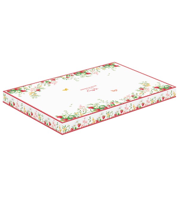 Блюдо овальное jardin des fraises, 36х25 см