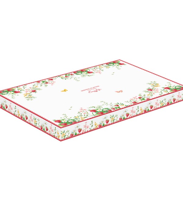 Блюдо овальное jardin des fraises, 36х25 см