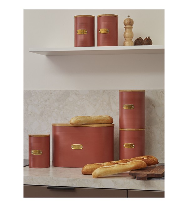 Банка для хранения крупы irmel, 2,5 л, терракота