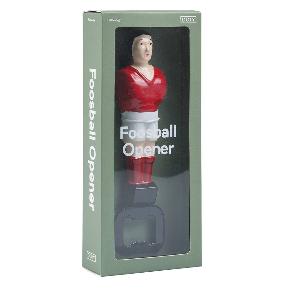 Открывалка для бутылок foosball, красная