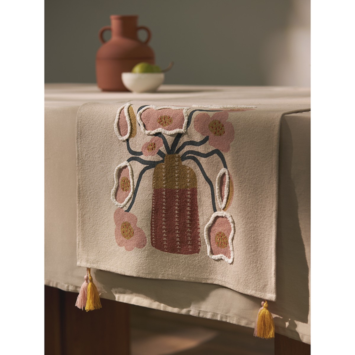 Дорожка на стол forest flower из коллекции ethnic, 45х150 см