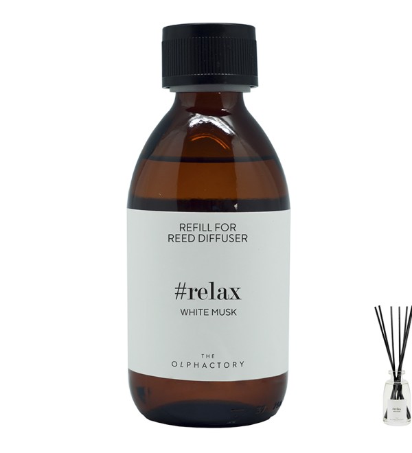Наполнитель для диффузора the olphactory, relax, white musk, 250 мл