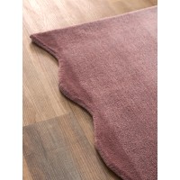 Ковер из шерсти over horizon цвета марсала из коллекции trendy ruffles, 180х230 см