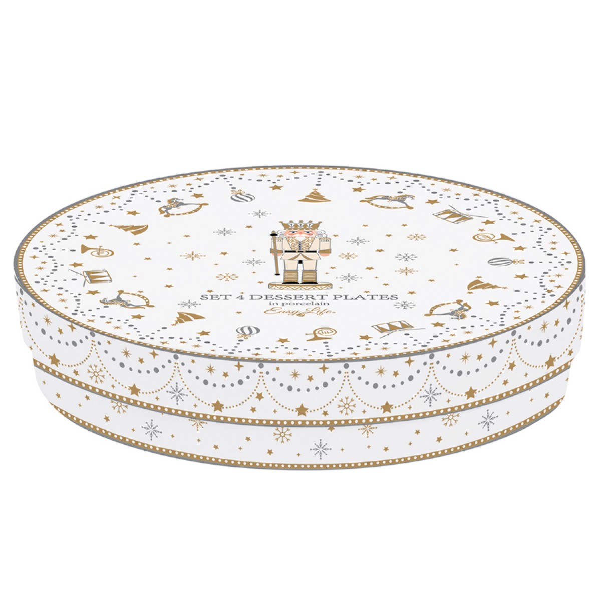 Набор десертных тарелок royal nutcracker, D19 см, 4 шт.