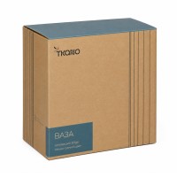 Ваза темно-синего цвета из коллекции edge, 20см