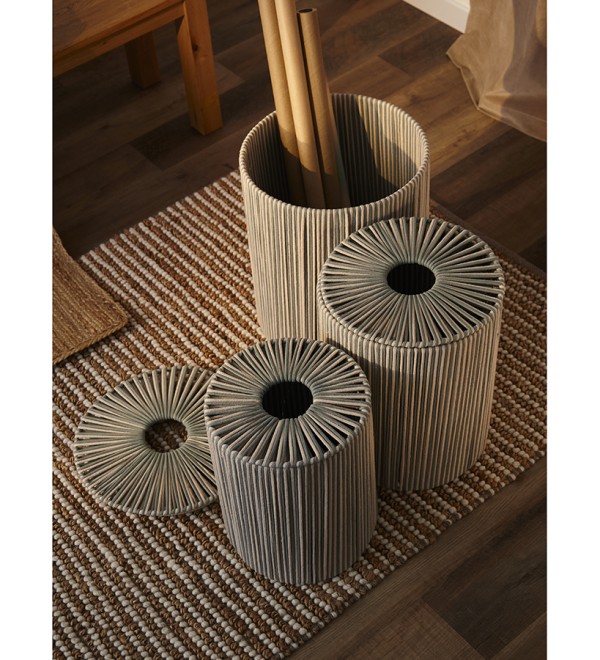 Корзина плетеная dholak mint из коллекции ethnic, размер l
