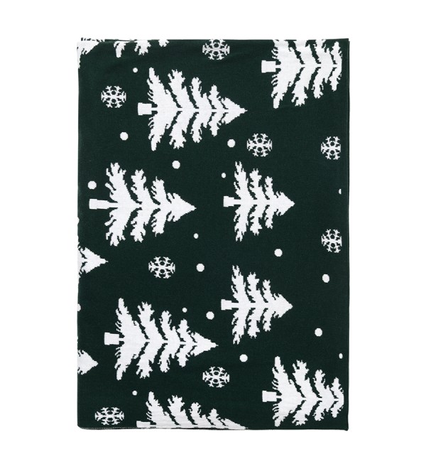 Плед вязаный с новогодним рисунком Морозный Лес
из коллекции new year essential,130х180 см
