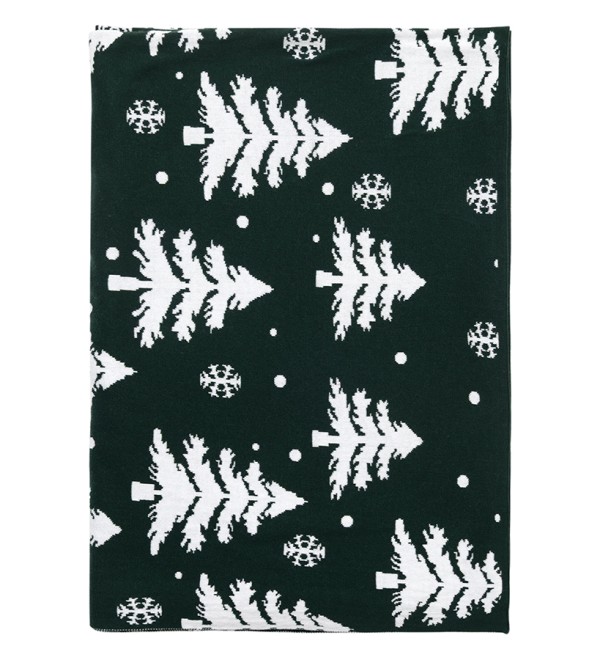Плед вязаный с новогодним рисунком Морозный Лес
из коллекции new year essential,130х180 см