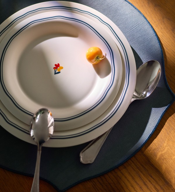 Набор тарелок plush, little petals, D21 см, 2 шт.