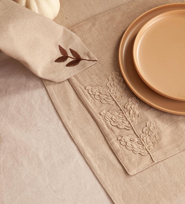 Салфетка сервировочная desert leaf из коллекции essential, 45х45 см