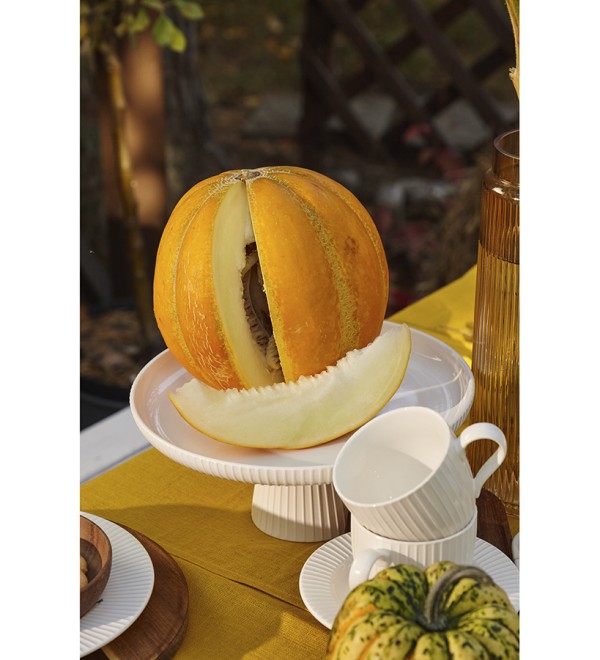 Подставка для торта soft ripples, dual glazing, D26 см