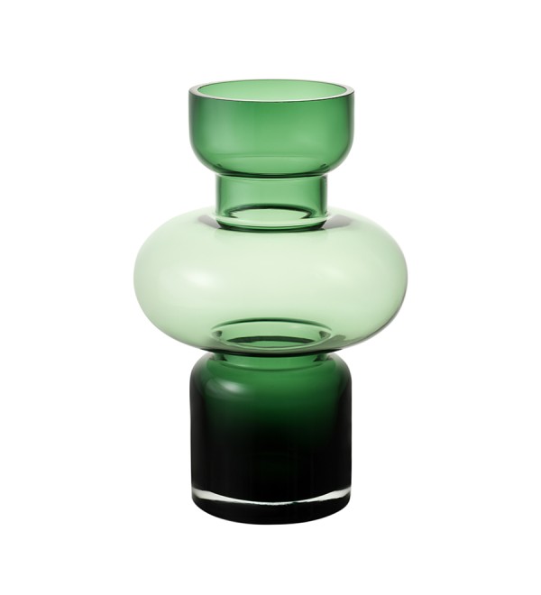 Ваза florum, 25 см, изумрудная