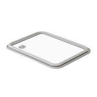 Контейнер для запекания и хранения с вакуумным эффектом vacuum glass, 1,4 л, светло-серый