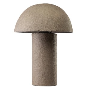 Лампа настольная texture sleek, D32х42 см, бежевая