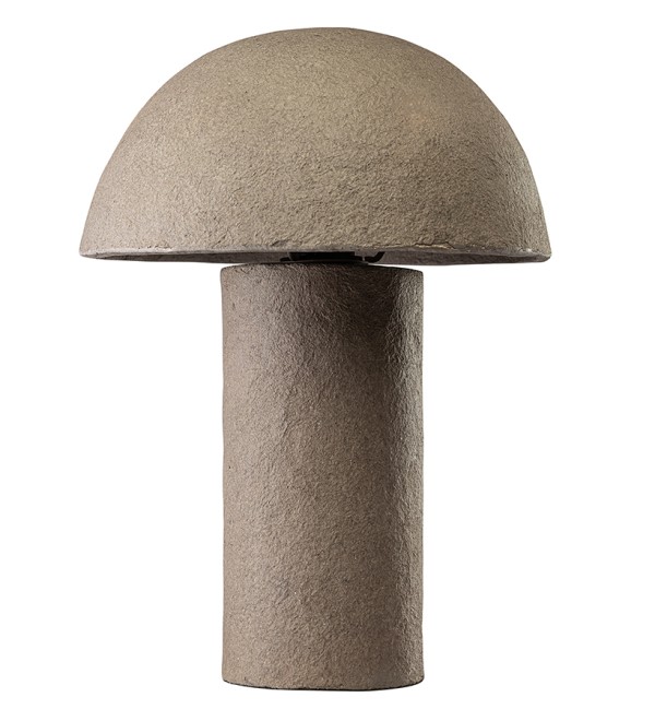 Лампа настольная texture sleek, D32х42 см, бежевая