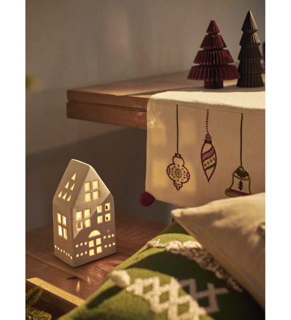 Дорожка с вышивкой christmas decorations из коллекции new year essential, 45х150 см