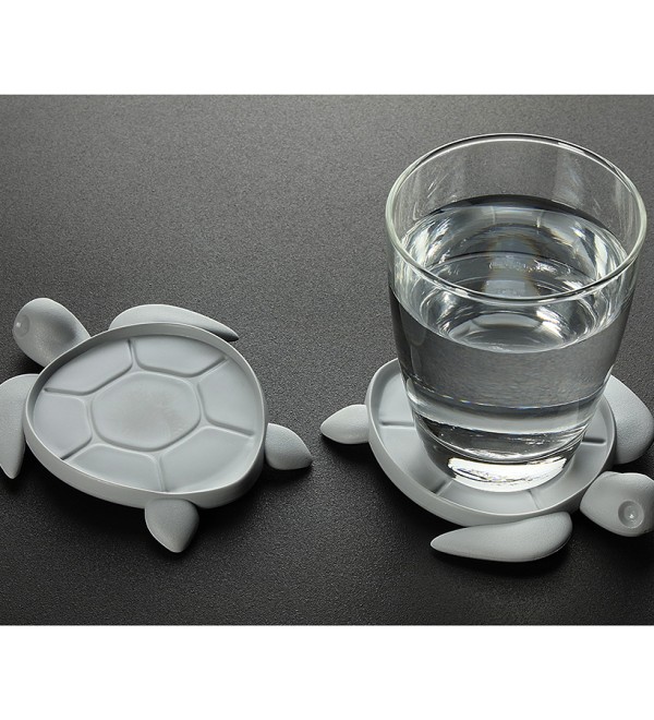Подставка под стаканы save turtle, серая