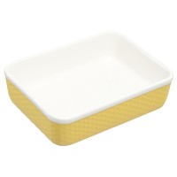 Блюдо для запекания marshmallow, 21,6х16,5 см, лимонное