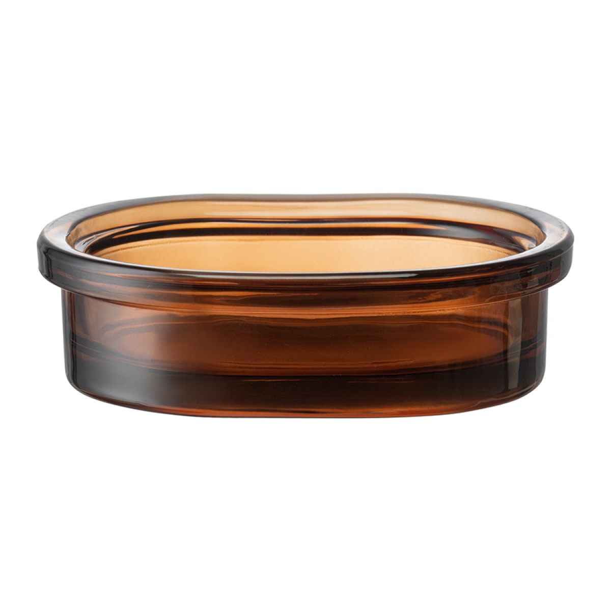 Мыльница amber, темно-янтарная