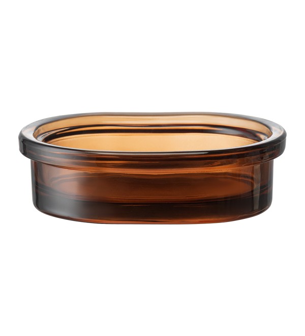 Мыльница amber, темно-янтарная