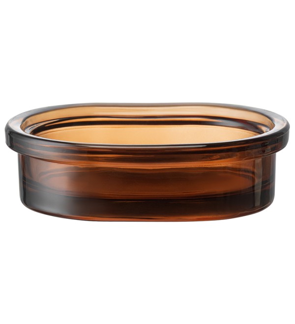 Мыльница amber, темно-янтарная