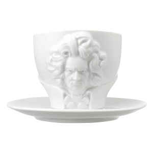 Чайная пара talent, ludwig van beethoven, 260 мл, белая