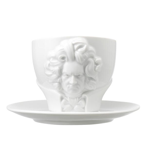 Чайная пара talent, ludwig van beethoven, 260 мл, белая