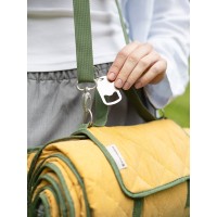 Плед для пикника и отдыха на пляже smart picnic, горчичный