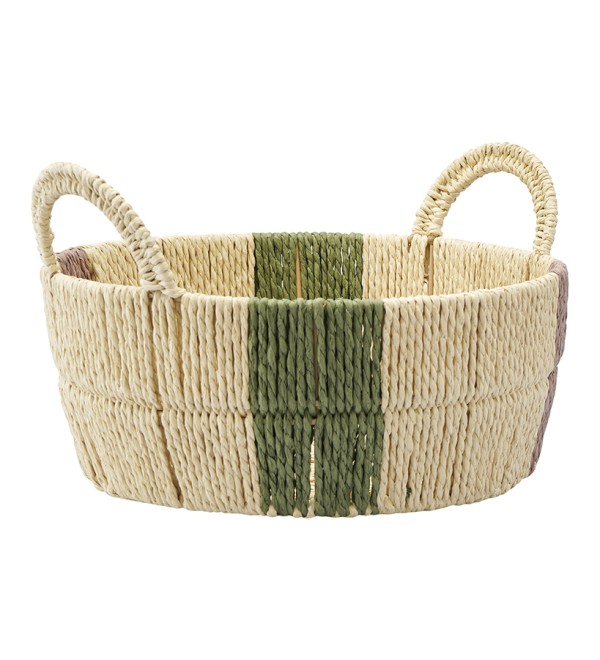 Корзина плетеная круглая bodhran nature из коллекции ethnic, размер m