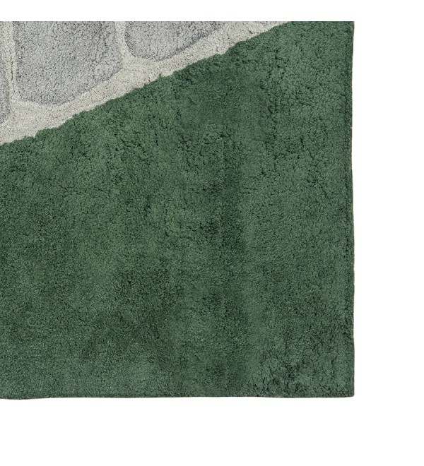Ковер из хлопка с рисунком tea plantation из коллекции terra, 160х230 см