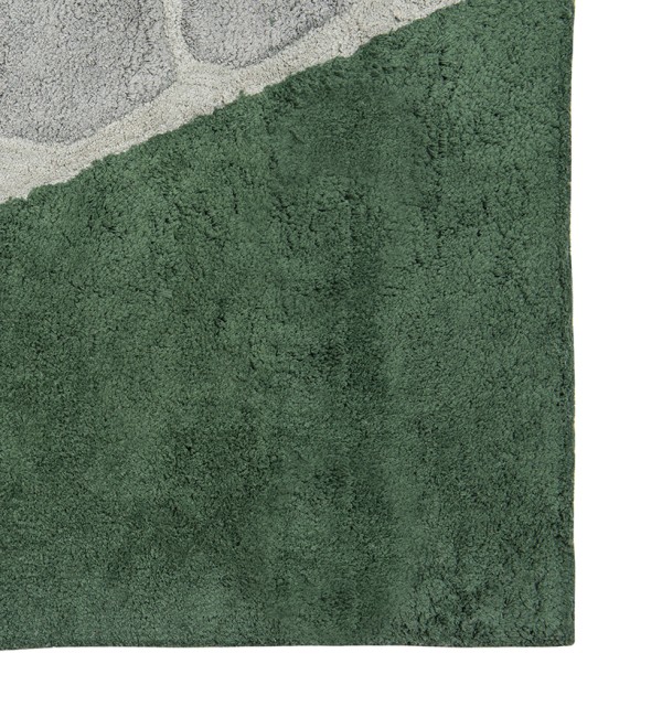 Ковер из хлопка с рисунком tea plantation из коллекции terra, 160х230 см