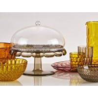 Блюдо для торта с крышкой vanity, D30 см, коричневое