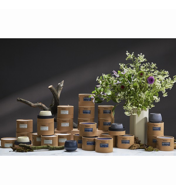 Свеча ароматическая cypress, jasmine & patchouli из коллекции edge, серый, 30 ч