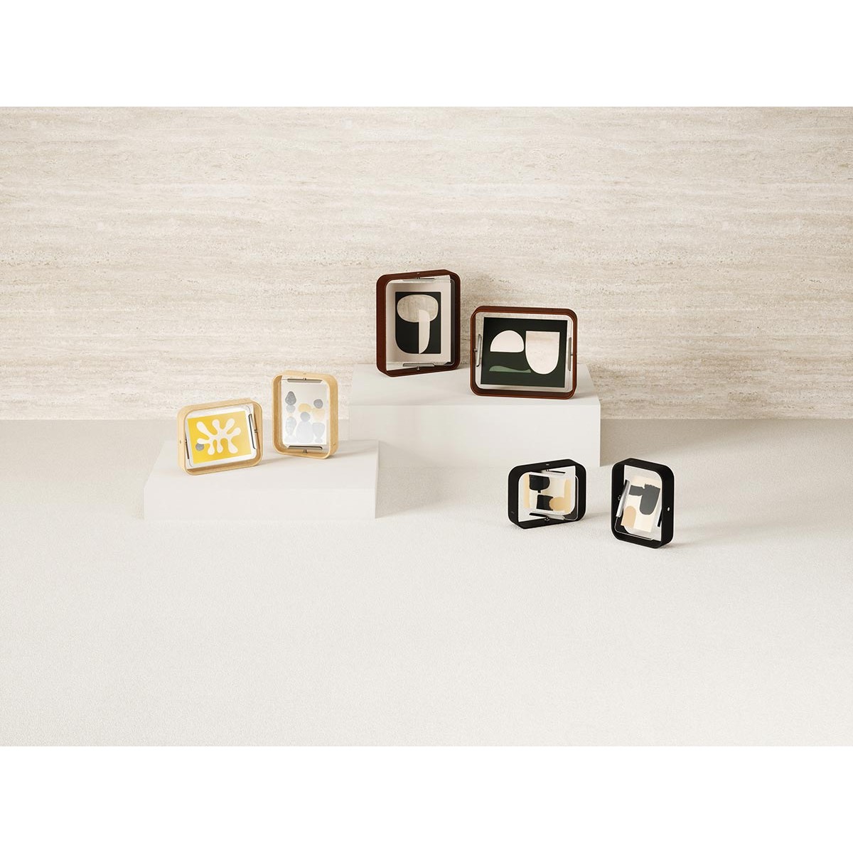 Фоторамка двусторонняя bellwood, 16х22 см, состаренный орех