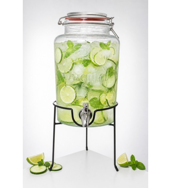Диспенсер для напитков с подставкой maison jar, 5 л