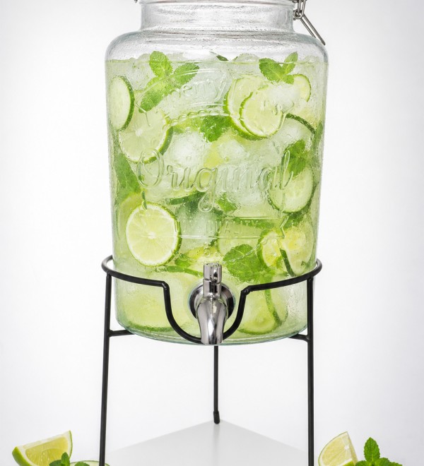 Диспенсер для напитков с подставкой maison jar, 5 л