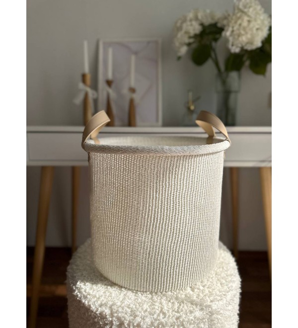 Корзина для хранения sustainable collection, D32х28 см, молочная