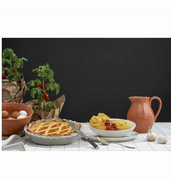 Набор обеденных тарелок in the village, D28 см, белые, 2 шт.