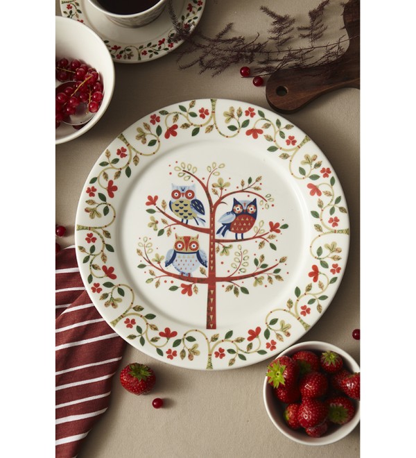 Тарелка owl из коллекции birds of paradise, D28 см
