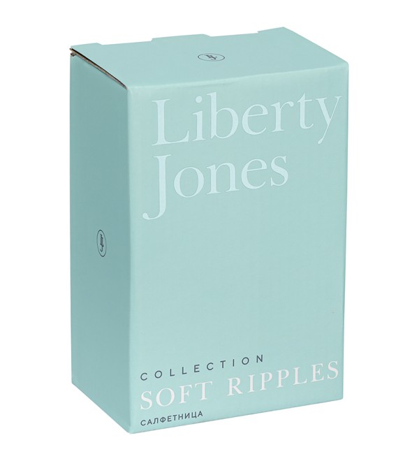Салфетница soft ripples, dual glazing, 13х8,8 см